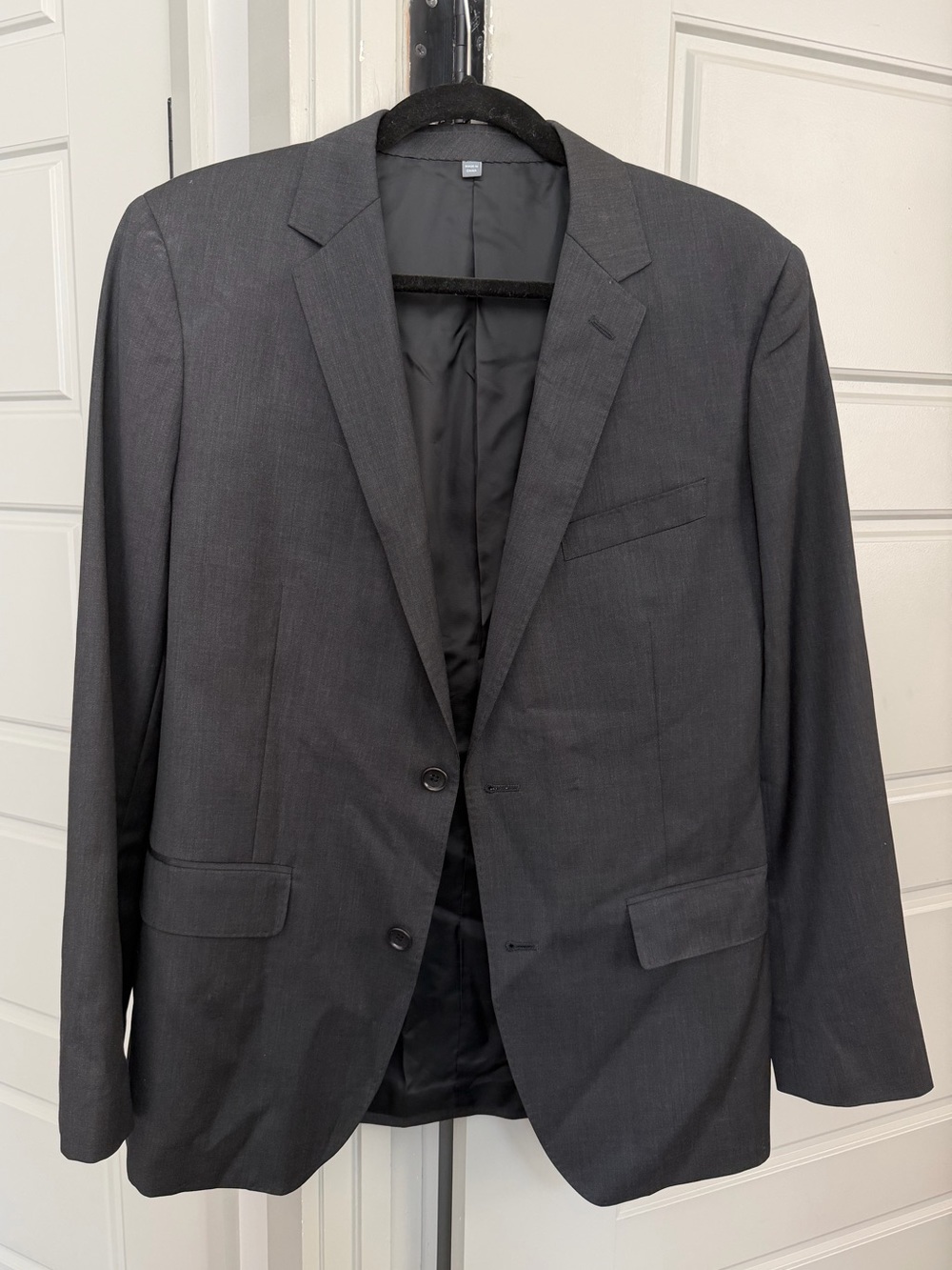 Bonobos Jetsetter Standard Fit Black Stretch Wool Suit Jacket